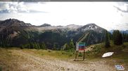 Archived webcam image showing Lake Louise: Panorama Ptarmigan on 12 Jul 2026 at 20:17