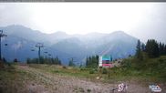 Archived webcam image showing Lake Louise: Panorama Ptarmigan on 11 Aug 2026 at 14:46