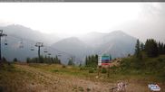 Archived webcam image showing Lake Louise: Panorama Ptarmigan on 11 Aug 2026 at 16:46