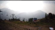 Archived webcam image showing Lake Louise: Panorama Ptarmigan on 11 Aug 2026 at 18:46