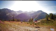 Archived webcam image showing Lake Louise: Panorama Ptarmigan on 25 Aug 2026 at 18:15