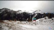 Archived webcam image showing Lake Louise: Panorama Ptarmigan on 24 Oct 2026 at 18:11