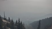 Archived webcam image showing Red Mountain Resort Slope and Lift on 1 Aug 2026 at 18:32