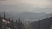 Archived webcam image showing Red Mountain Resort Slope and Lift on 21 Aug 2026 at 18:04