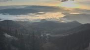 Archived webcam image showing Red Mountain Resort Slope and Lift on 6 Oct 2026 at 16:35