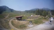 Archived webcam image showing Base station Red Mountain Resort on 1 Aug 2026 at 18:33