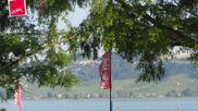 Archived webcam image showing Murten - Lake Morat on 24 Jun 2026 at 08:45