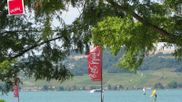 Archived webcam image showing Murten - Lake Morat on 24 Jun 2026 at 14:45