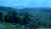 Archived webcam image showing View from the Berghaus Eggiwil on 16 Apr 2026 at 06:39