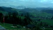 Archived webcam image showing View from the Berghaus Eggiwil on 16 Apr 2026 at 07:39