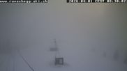 Archived webcam image showing View at the upper station Lischboden / Ski resort Rüschegg on 1 Apr 2026 at 08:06