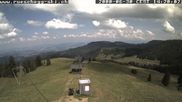 Archived webcam image showing View at the upper station Lischboden / Ski resort Rüschegg on 30 Jun 2026 at 14:00