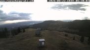 Archived webcam image showing View at the upper station Lischboden / Ski resort Rüschegg on 22 Aug 2026 at 06:04