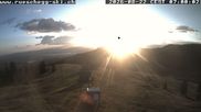 Archived webcam image showing View at the upper station Lischboden / Ski resort Rüschegg on 22 Aug 2026 at 07:04