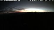 Archiviertes Webcam Bild: Blick auf die Bergstation Lischboden im Skigebiet Rüschegg am 19.09.2026 um 06:53 Uhr