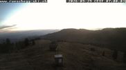 Archived webcam image showing View at the upper station Lischboden / Ski resort Rüschegg on 29 Sep 2026 at 07:15