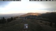 Archived webcam image showing View at the upper station Lischboden / Ski resort Rüschegg on 6 Oct 2026 at 18:36