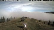 Archived webcam image showing View at the upper station Lischboden / Ski resort Rüschegg on 29 Oct 2026 at 12:25