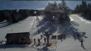 Archived webcam image showing Les Bugnenets Savagnieres valley station on Feb 26, 2026 at 10:25 AM