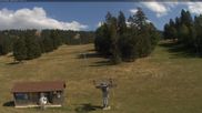 Archived webcam image showing Les Bugnenets Savagnieres valley station on 7 Aug 2026 at 16:40