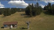 Archived webcam image showing Les Bugnenets Savagnieres valley station on 7 Aug 2026 at 18:40
