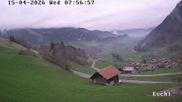 Archiviertes Webcam Bild: Webcam in Eschi - Boltigen mit Blick ins Berner Oberland am 15.04.2026 um 08:08 Uhr