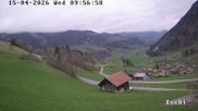 Archiviertes Webcam Bild: Webcam in Eschi - Boltigen mit Blick ins Berner Oberland am 15.04.2026 um 10:08 Uhr
