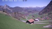 Archiviertes Webcam Bild: Webcam in Eschi - Boltigen mit Blick ins Berner Oberland am 15.04.2026 um 14:08 Uhr