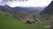 Archiviertes Webcam Bild: Webcam in Eschi - Boltigen mit Blick ins Berner Oberland am 19.04.2026 um 08:28 Uhr