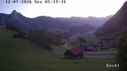 Archiviertes Webcam Bild: Webcam in Eschi - Boltigen mit Blick ins Berner Oberland am 12.07.2026 um 06:18 Uhr