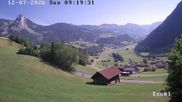Archiviertes Webcam Bild: Webcam in Eschi - Boltigen mit Blick ins Berner Oberland am 12.07.2026 um 10:18 Uhr