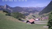 Archiviertes Webcam Bild: Webcam in Eschi - Boltigen mit Blick ins Berner Oberland am 12.07.2026 um 16:18 Uhr