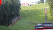 Archived webcam image showing Černá Hora ski resort on 12 Jun 2026 at 07:43