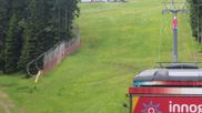 Archived webcam image showing Černá Hora ski resort on 12 Jun 2026 at 10:43
