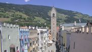 Archiviertes Webcam Bild: Sterzing in Südtirol: Stadtplatz mit Zwölferturm am 12.07.2026 um 12:00 Uhr