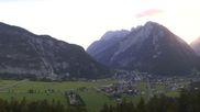 Archiviertes Webcam Bild: Blick vom Muehlberg auf Scharnitz am 28.05.2026 um 06:41 Uhr