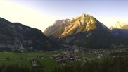 Archived webcam image showing View over Scharnitz on 12 Jul 2026 at 20:59