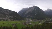 Archiviertes Webcam Bild: Blick vom Muehlberg auf Scharnitz am 10.10.2026 um 10:56 Uhr