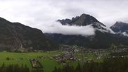 Archiviertes Webcam Bild: Blick vom Muehlberg auf Scharnitz am 10.10.2026 um 14:56 Uhr