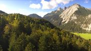 Archiviertes Webcam Bild: Blick vom Muehlberg auf Scharnitz am 12.10.2026 um 14:33 Uhr