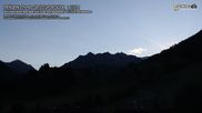 Archived webcam image showing Prägraten on 12 Jul 2026 at 20:56