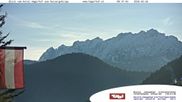 Archived webcam image showing Piste ski resort Thiersee-Mitterland on Feb 26, 2026 at 8:50 AM