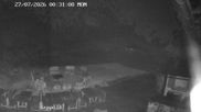 Archived webcam image showing "Altes Almhaus" tavern on 27 Jul 2026 at 00:42