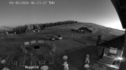 Archived webcam image showing "Altes Almhaus" tavern on 1 Oct 2026 at 06:49