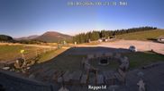 Archived webcam image showing "Altes Almhaus" tavern on 1 Oct 2026 at 08:49
