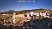 Archived webcam image showing "Altes Almhaus" tavern on 1 Oct 2026 at 10:49