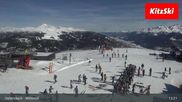 Archiviertes Webcam Bild: Kitzbühel: Bergstation Panoramabahn - Resterhöhe am 26 Feb 2026 um 13:56 Uhr