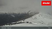 Archiviertes Webcam Bild: Kitzbühel: Bergstation Panoramabahn - Resterhöhe am 12.04.2026 um 13:10 Uhr