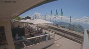 Archiviertes Webcam Bild: Bergstation Rigi-Kulm - Rigi Bistro am 28.05.2026 um 12:50 Uhr