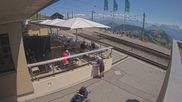 Archiviertes Webcam Bild: Bergstation Rigi-Kulm - Rigi Bistro am 12.07.2026 um 14:09 Uhr